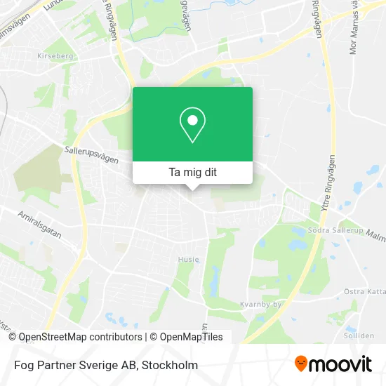 Fog Partner Sverige AB karta