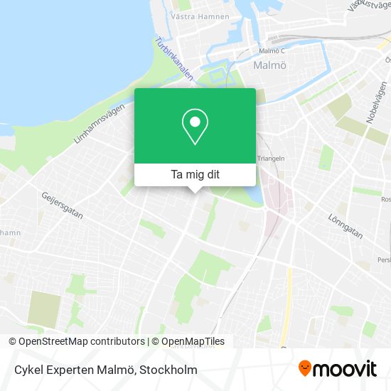 Cykel Experten Malmö karta