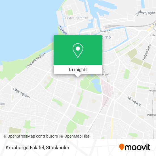 Kronborgs Falafel karta