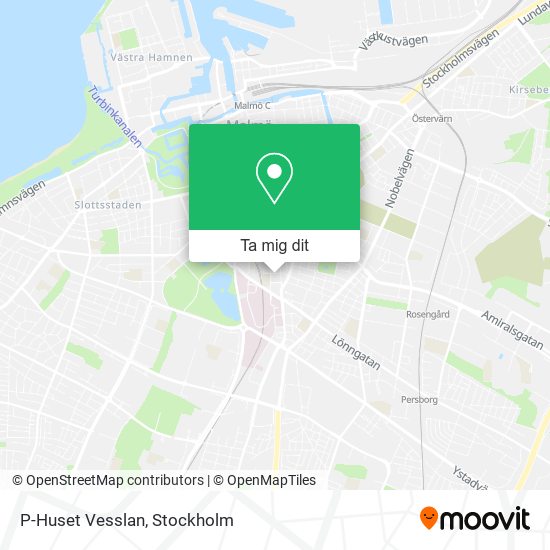 P-Huset Vesslan karta