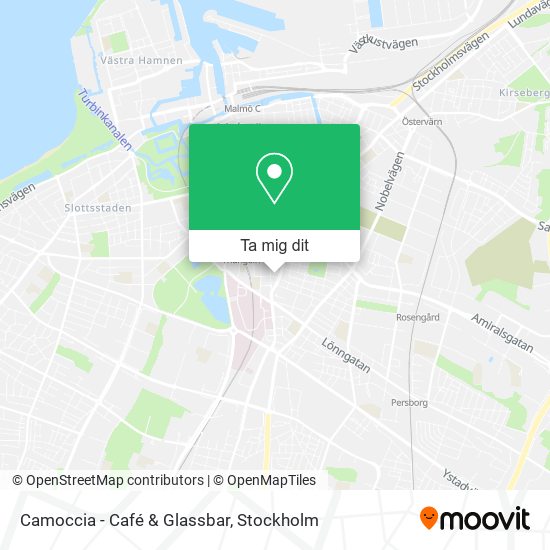 Camoccia - Café & Glassbar karta