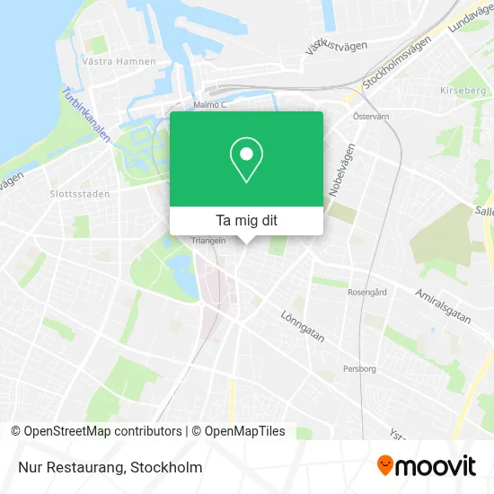 Nur Restaurang karta