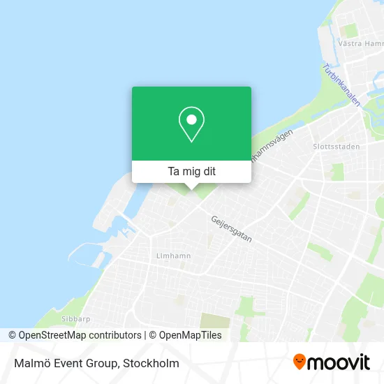 Malmö Event Group karta