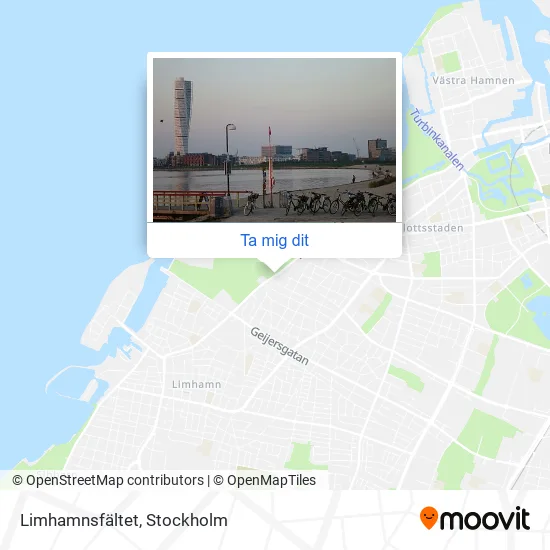 Limhamnsfältet karta