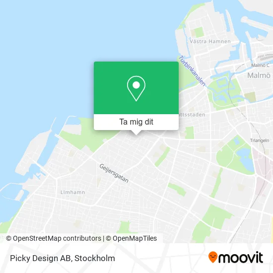 Picky Design AB karta