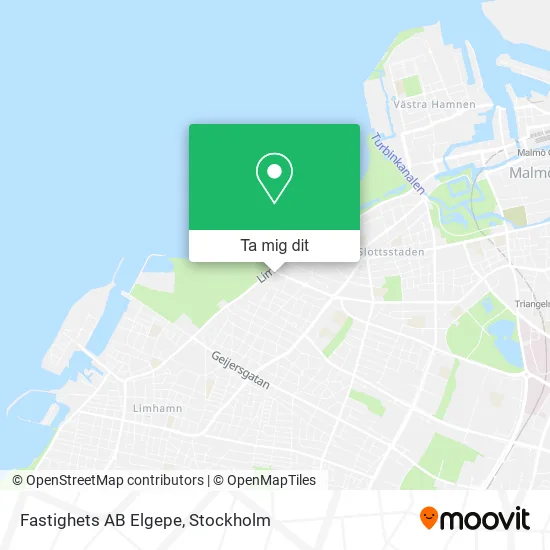 Fastighets AB Elgepe karta