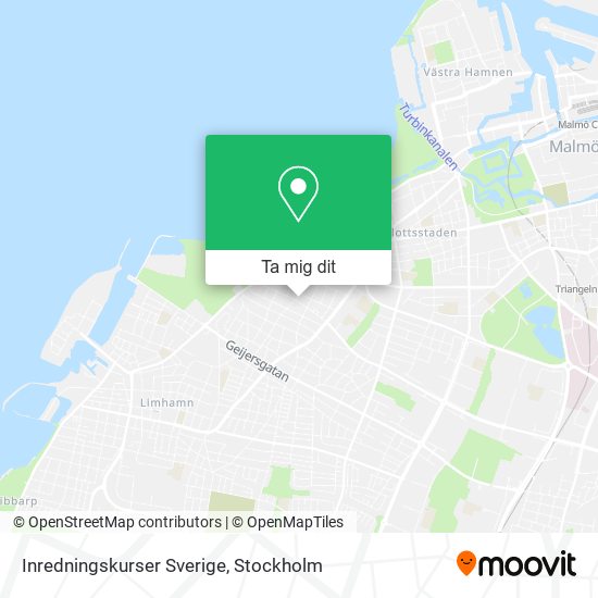 Inredningskurser Sverige karta