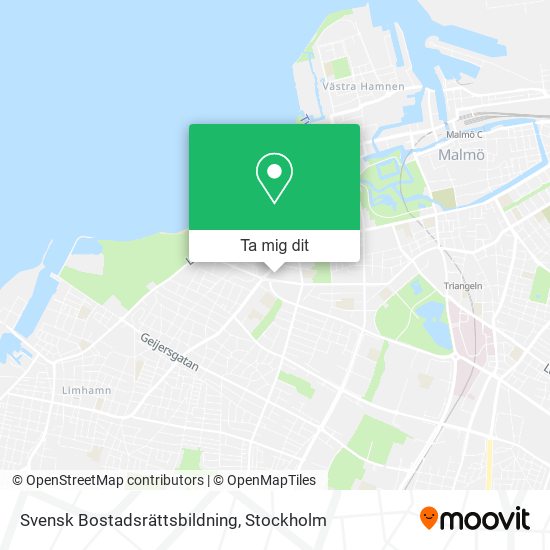 Svensk Bostadsrättsbildning karta