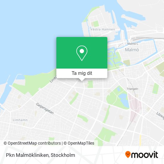Pkn Malmökliniken karta