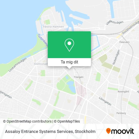 Assaloy Entrance Systems Services karta