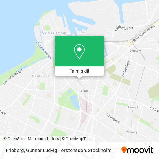 Frieberg, Gunnar Ludvig Torstensson karta