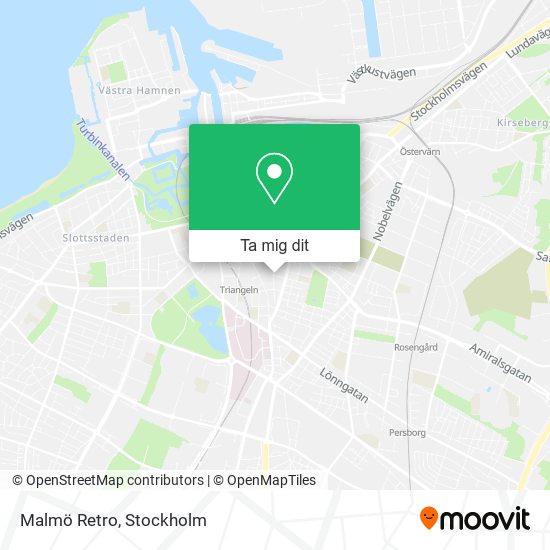 Malmö Retro karta