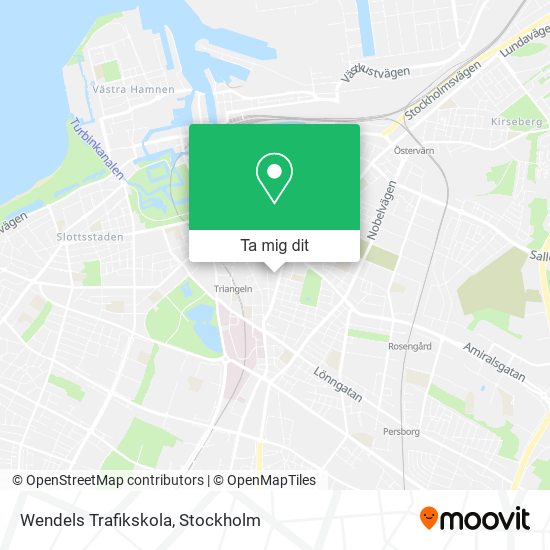 Wendels Trafikskola karta
