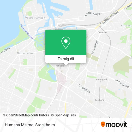 Humana Malmo karta