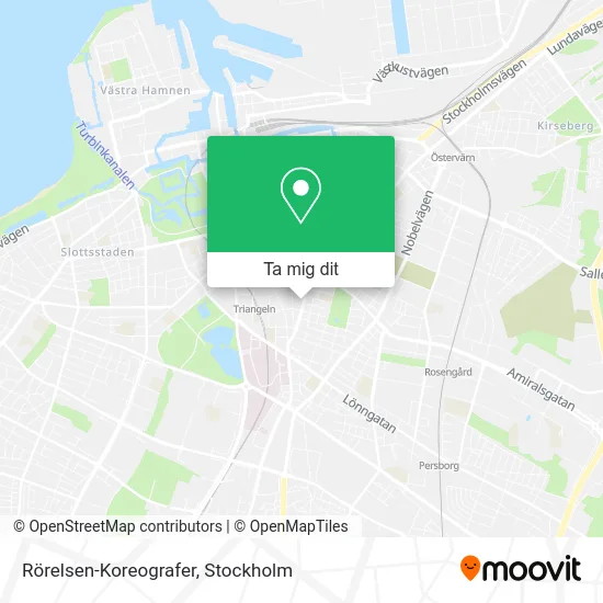 Rörelsen-Koreografer karta