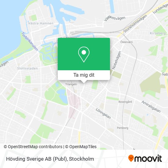 Hövding Sverige AB (Publ) karta