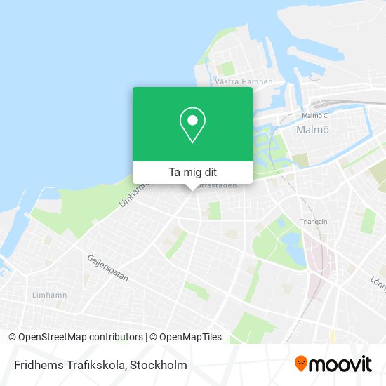 Fridhems Trafikskola karta