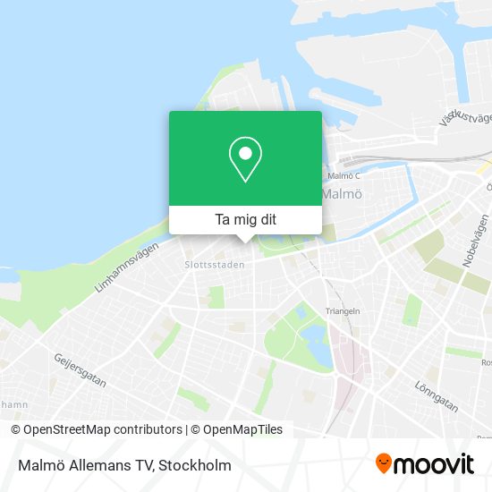 Malmö Allemans TV karta