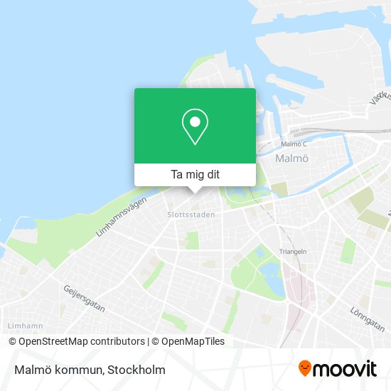 Malmö kommun karta