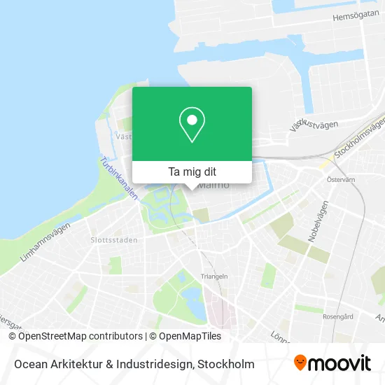 Ocean Arkitektur & Industridesign karta