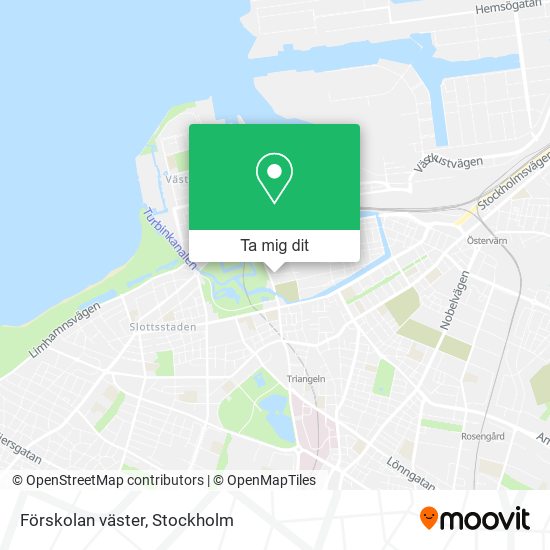 Förskolan väster karta