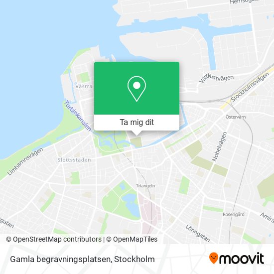 Gamla begravningsplatsen karta