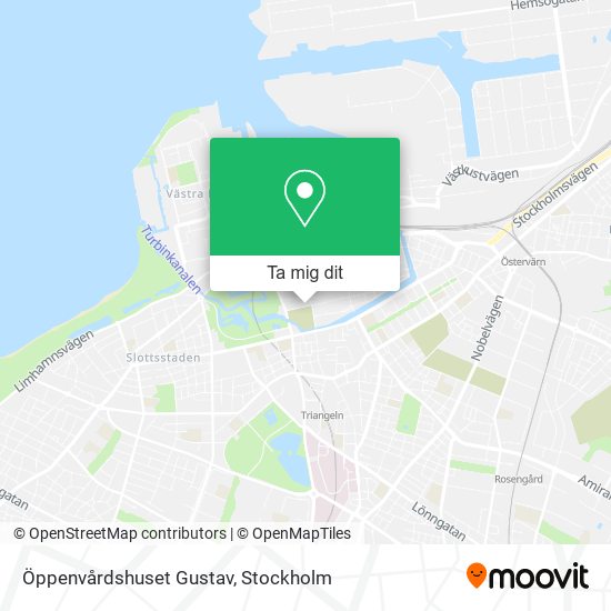 Öppenvårdshuset Gustav karta