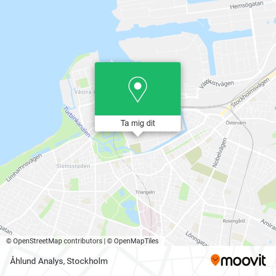Åhlund Analys karta