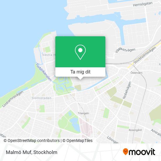 Malmö Muf karta