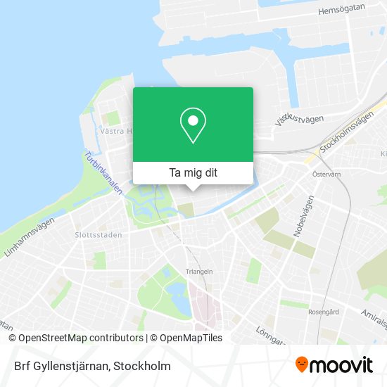 Brf Gyllenstjärnan karta