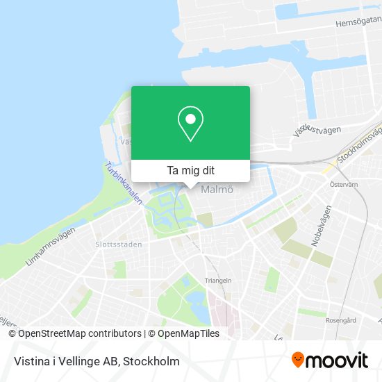 Vistina i Vellinge AB karta