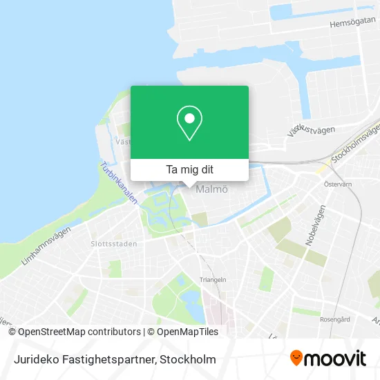 Jurideko Fastighetspartner karta