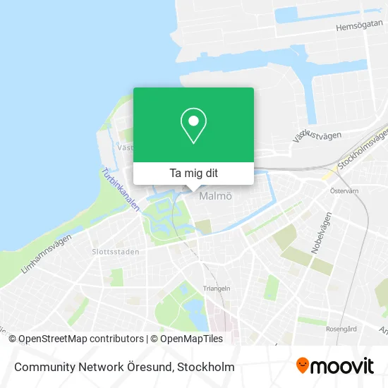 Community Network Öresund karta