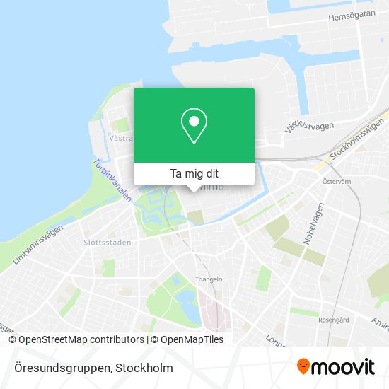 Öresundsgruppen karta