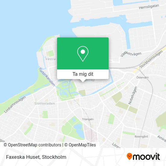 Faxeska Huset karta