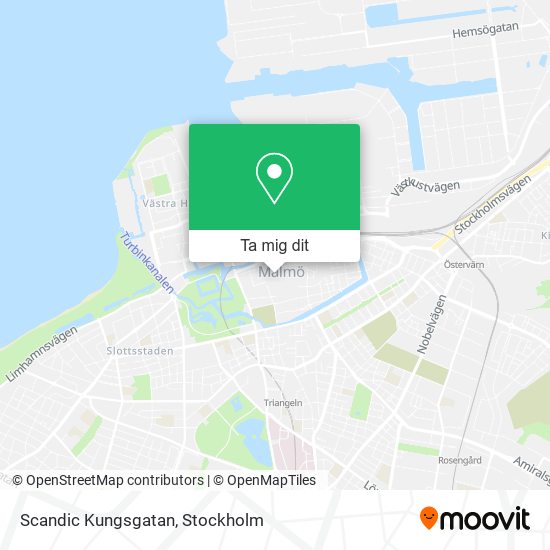 Scandic Kungsgatan karta