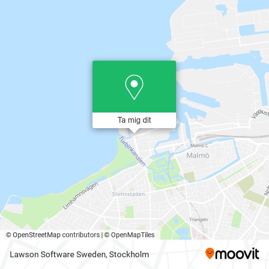 Lawson Software Sweden karta