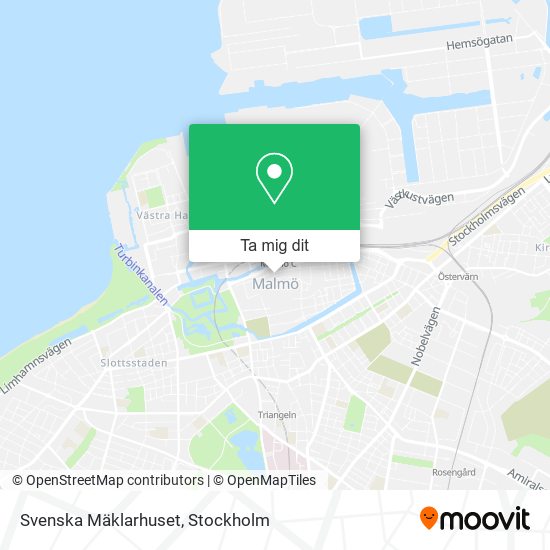 Svenska Mäklarhuset karta