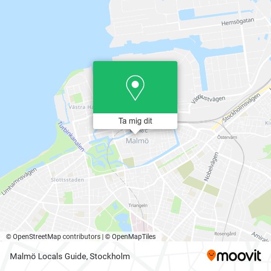 Malmö Locals Guide karta