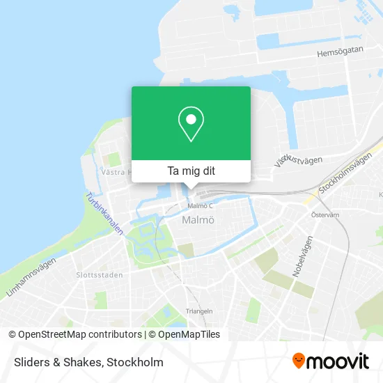 Sliders & Shakes karta