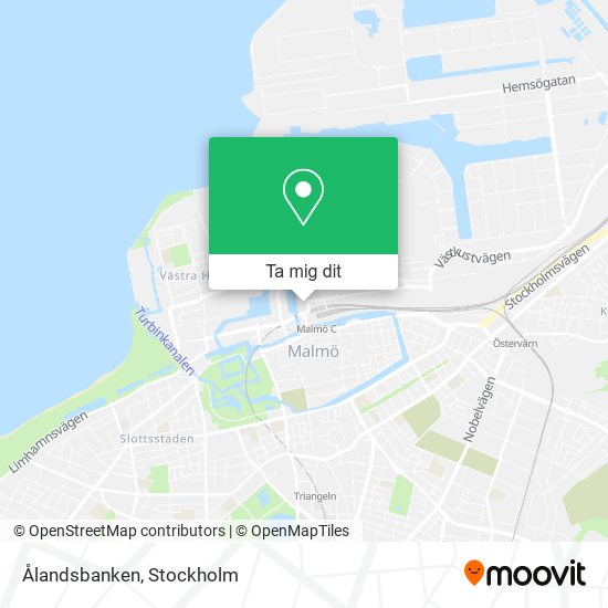 Ålandsbanken karta