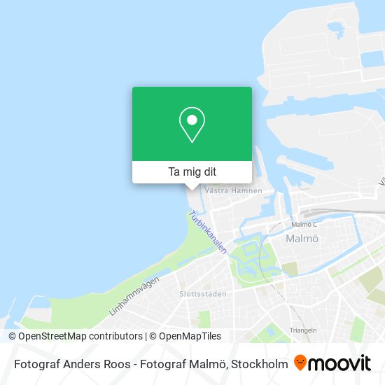 Fotograf Anders Roos - Fotograf Malmö karta