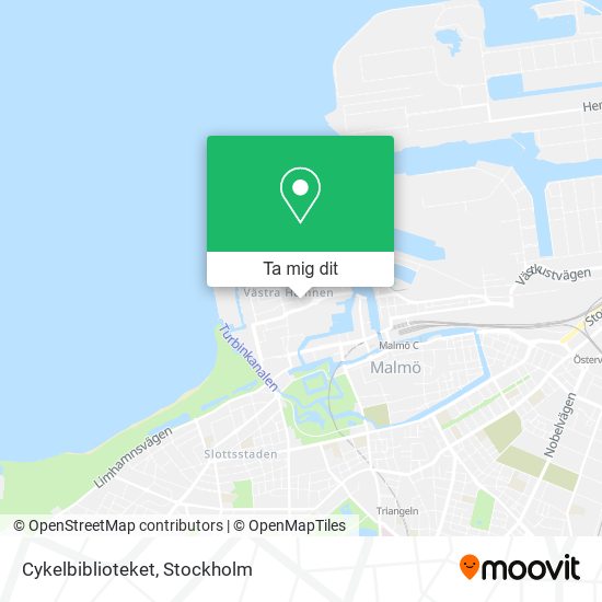 Cykelbiblioteket karta