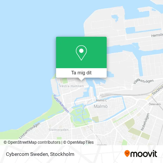 Cybercom Sweden karta