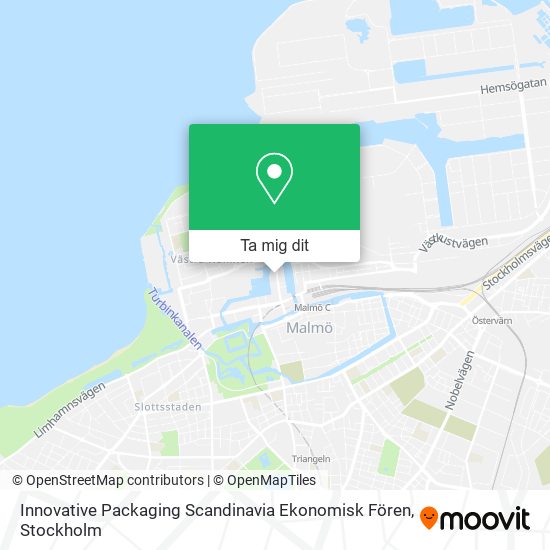 Innovative Packaging Scandinavia Ekonomisk Fören karta