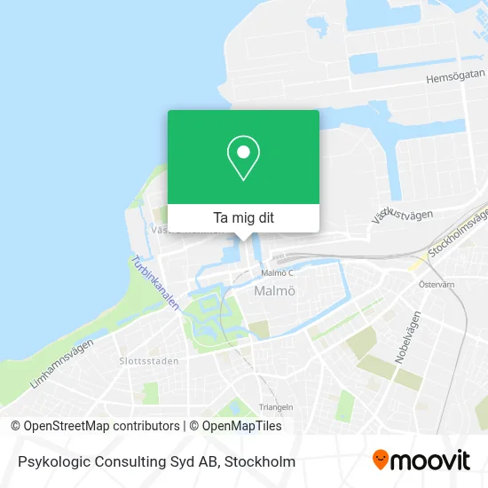 Psykologic Consulting Syd AB karta