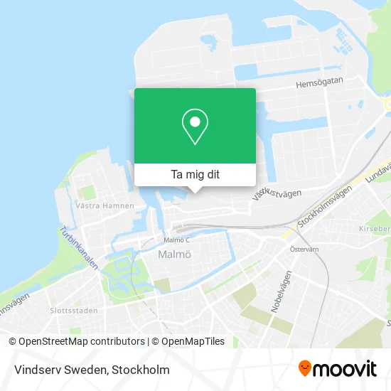 Vindserv Sweden karta