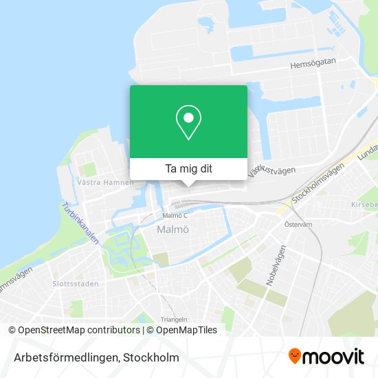 Arbetsförmedlingen karta