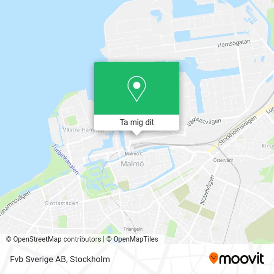 Fvb Sverige AB karta