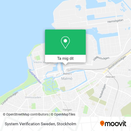 System Verification Sweden karta
